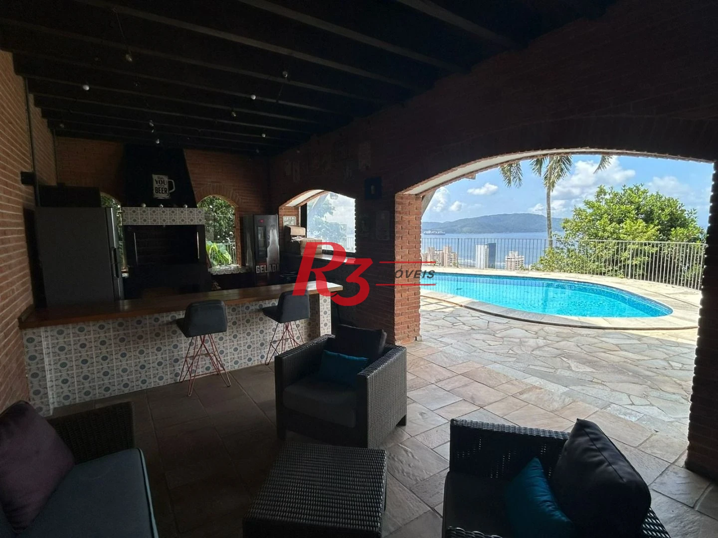 Casa, 792 m² - venda por R$ 7.990.000,00 ou aluguel por R$ 65.800,00/mês - Marapé - Santos/SP