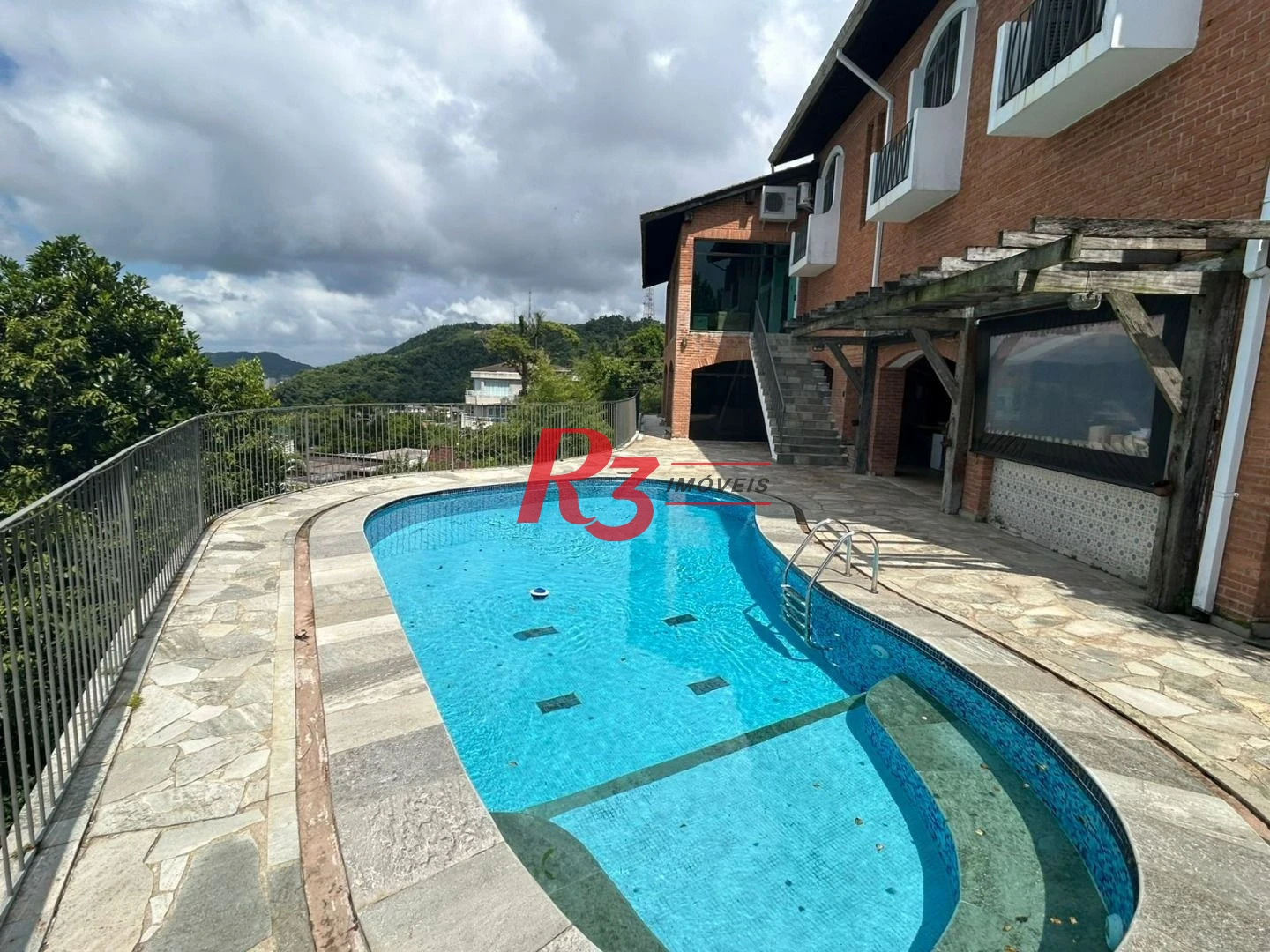 Casa, 792 m² - venda por R$ 7.990.000,00 ou aluguel por R$ 65.800,00/mês - Marapé - Santos/SP