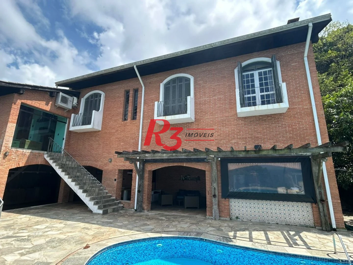 Casa, 792 m² - venda por R$ 7.990.000,00 ou aluguel por R$ 65.800,00/mês - Marapé - Santos/SP
