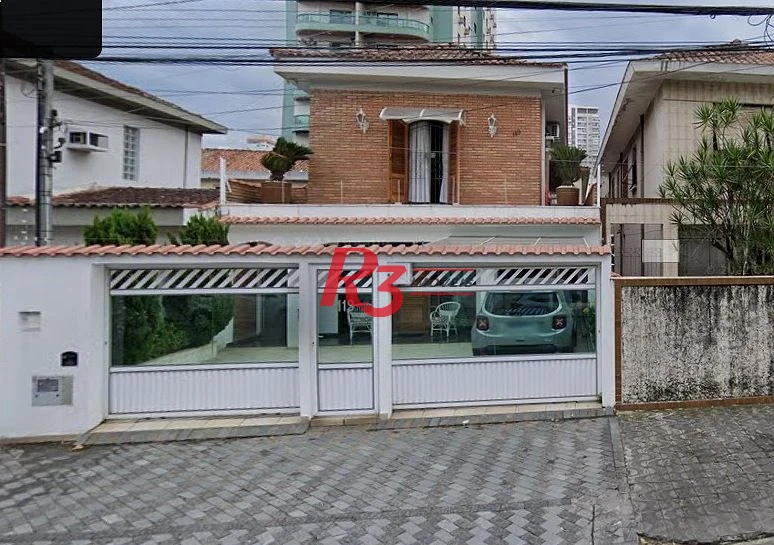 Sobrado, 380 m² - venda por R$ 3.000.000,00 ou aluguel por R$ 20.860,00/mês - Embaré - Santos/SP