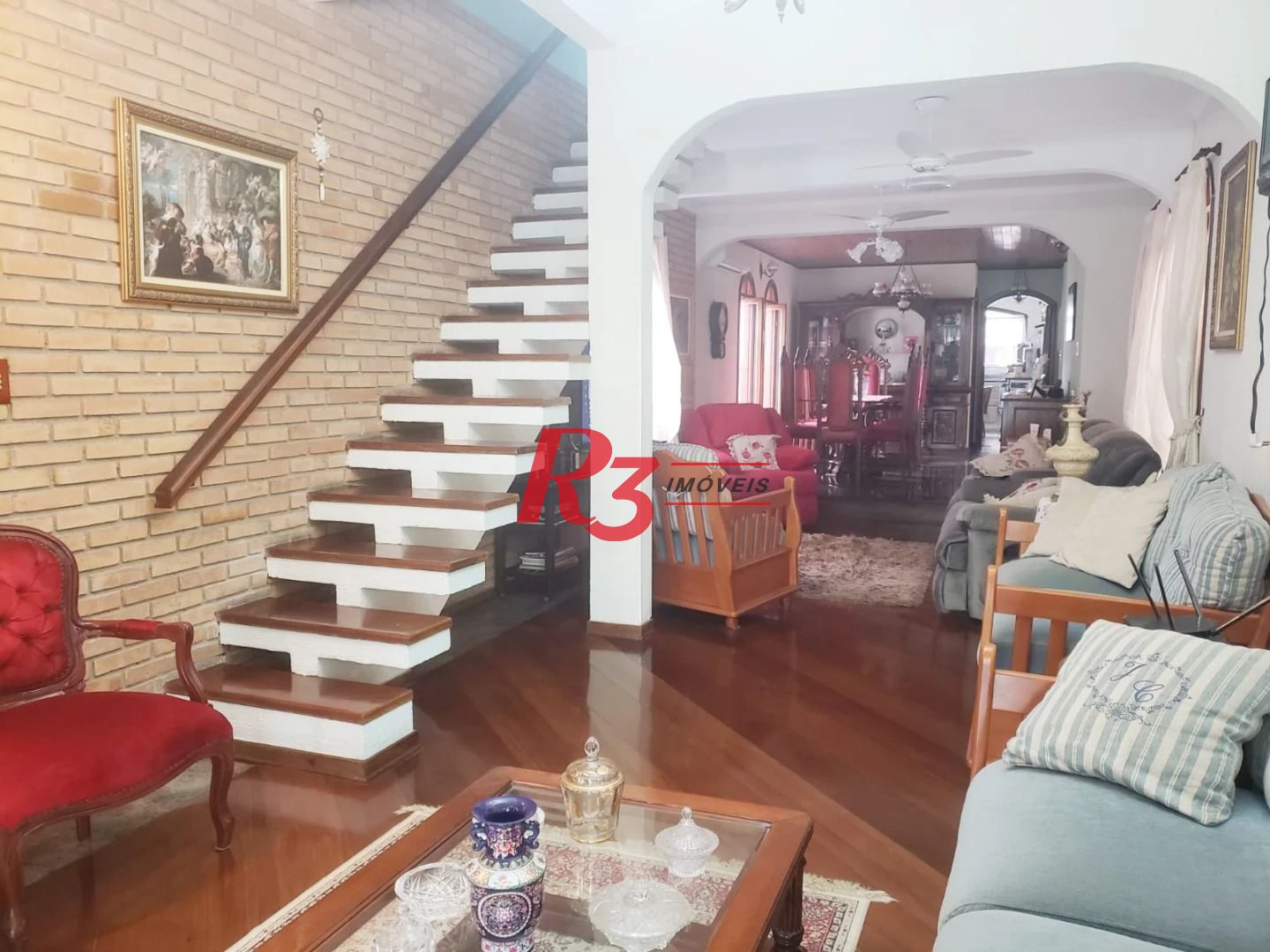 Sobrado, 380 m² - venda por R$ 3.000.000,00 ou aluguel por R$ 20.860,00/mês - Embaré - Santos/SP
