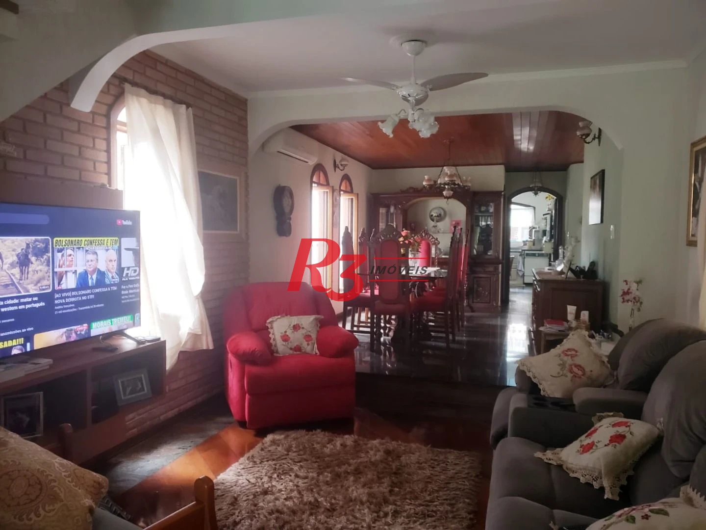 Sobrado, 380 m² - venda por R$ 3.000.000,00 ou aluguel por R$ 20.860,00/mês - Embaré - Santos/SP