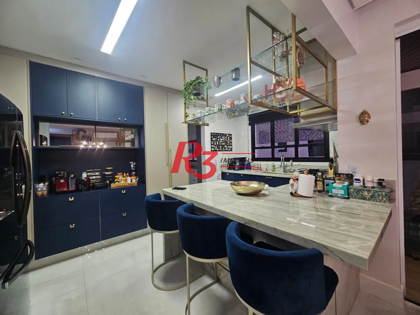 Apartamento com 3 dormitórios à venda, 120 m² por R$ 1.790.000,00 - Pompéia - Santos/SP