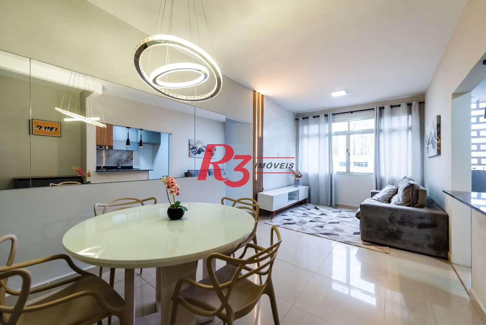 Apartamento com 2 dormitórios para alugar, 86 m² - Boqueirão - Santos/SP