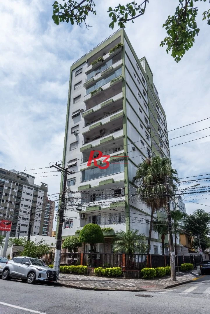 Apartamento com 2 dormitórios para alugar, 86 m² - Boqueirão - Santos/SP