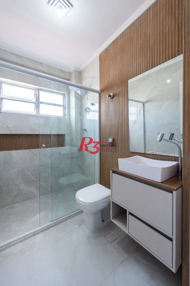 Apartamento com 2 dormitórios para alugar, 86 m² - Boqueirão - Santos/SP