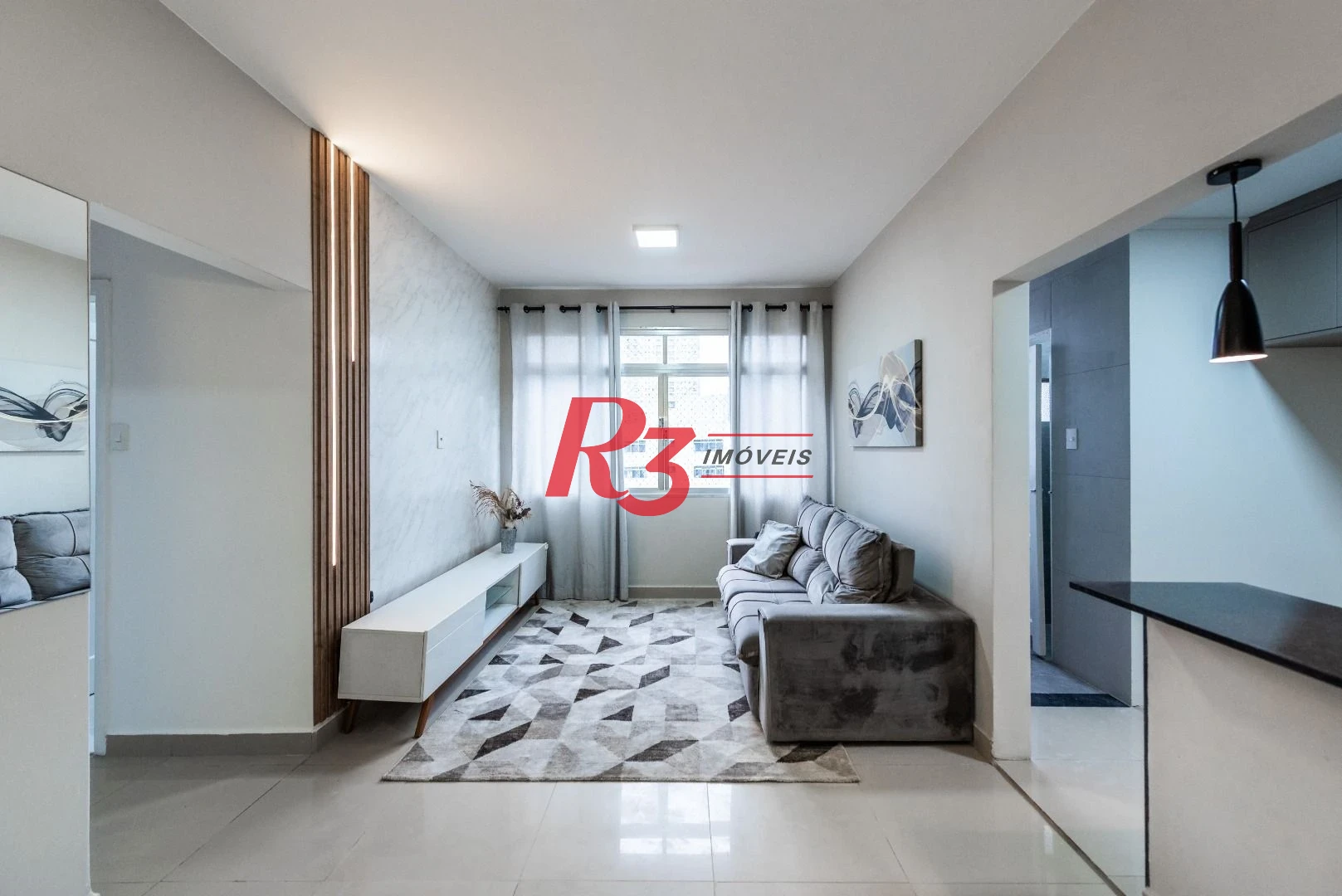 Apartamento com 2 dormitórios para alugar, 86 m² - Boqueirão - Santos/SP
