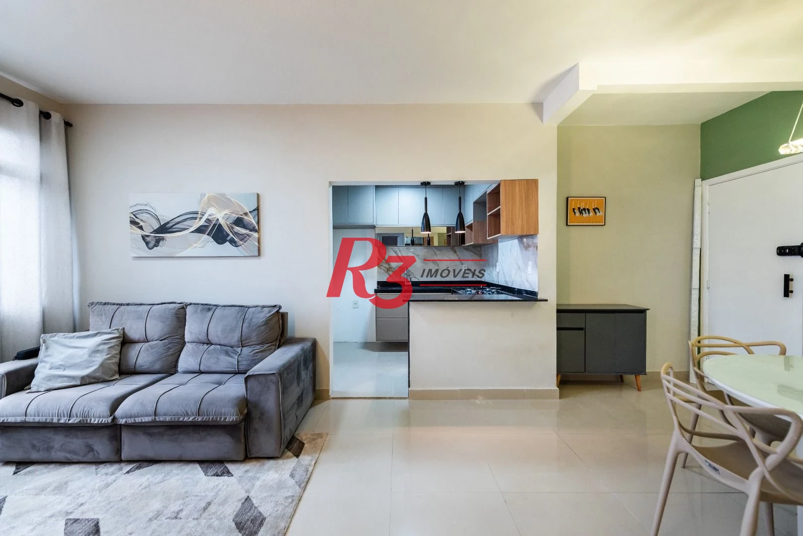 Apartamento com 2 dormitórios para alugar, 86 m² - Boqueirão - Santos/SP