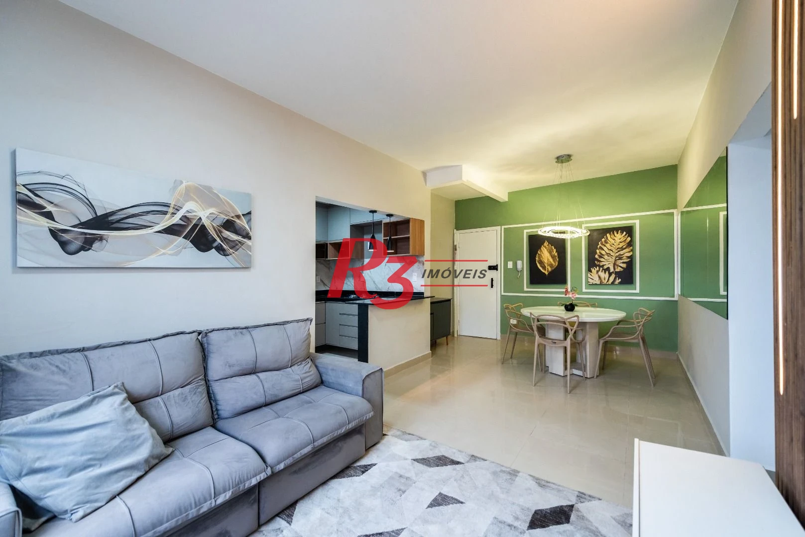 Apartamento com 2 dormitórios para alugar, 86 m² - Boqueirão - Santos/SP