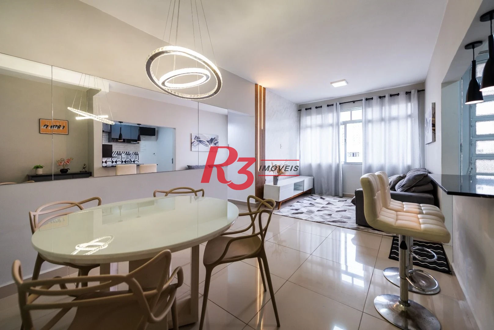 Apartamento para alugar, 86 m² por R$ 5.000,02/mês - Boqueirão - Santos/SP