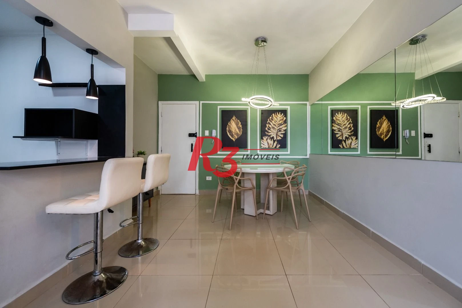 Apartamento para alugar, 86 m² por R$ 5.000,02/mês - Boqueirão - Santos/SP