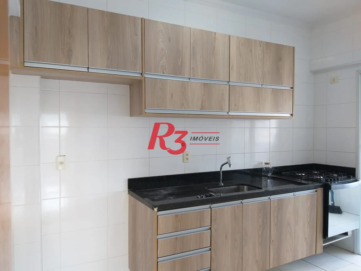 Apartamento com 2 dormitórios para alugar, 82 m² por R$ 5.500,02/mês - Vila Belmiro - Santos/SP