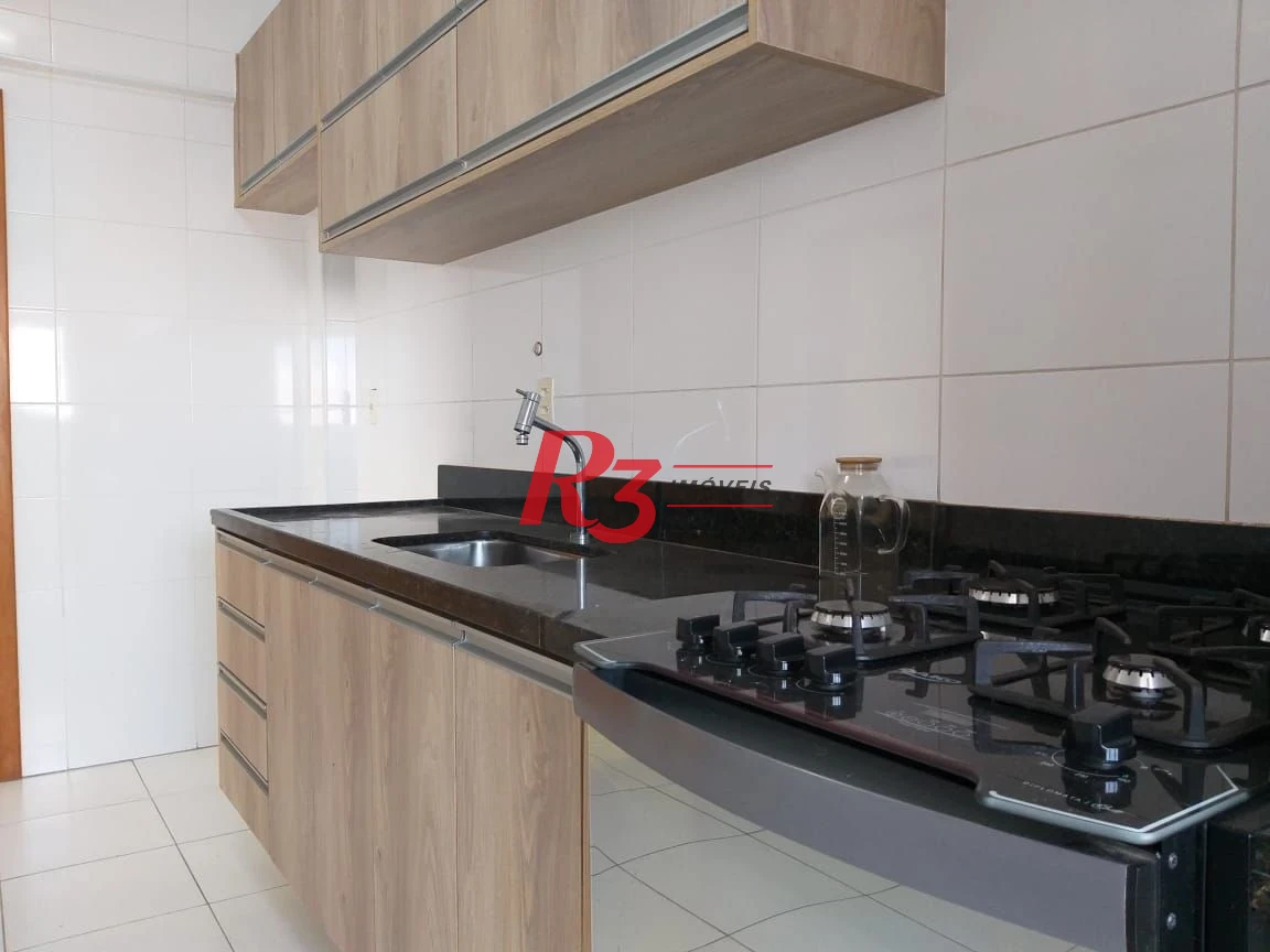 Apartamento com 2 dormitórios para alugar, 82 m² por R$ 5.500,02/mês - Vila Belmiro - Santos/SP
