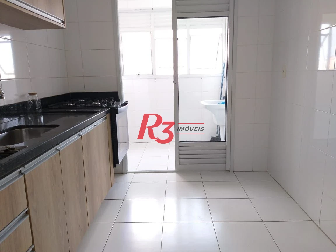Apartamento com 2 dormitórios para alugar, 82 m² por R$ 5.500,02/mês - Vila Belmiro - Santos/SP