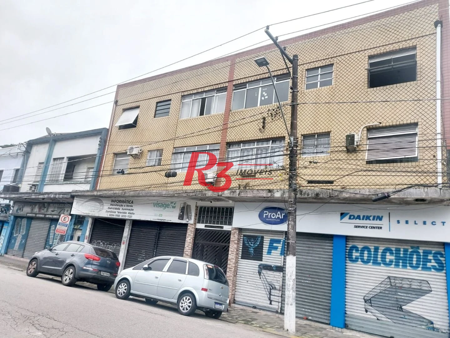 Apartamento com 2 dormitórios para alugar, 60 m² por R$ 2.500,00/mês - Vila Matias - Santos/SP