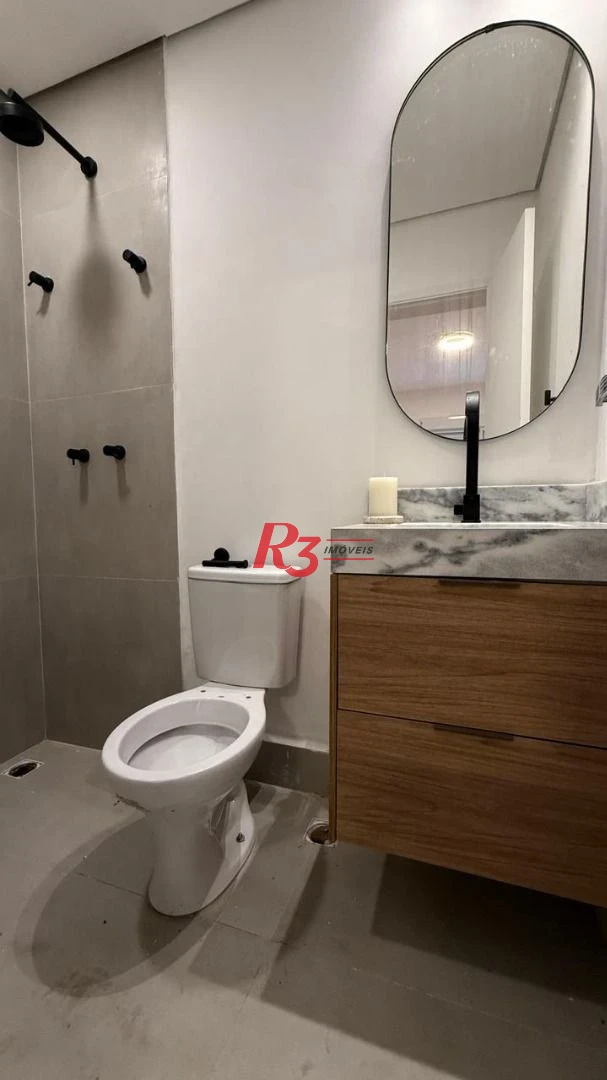 Apartamento com 2 dormitórios à venda, 90 m² por R$ 820.000,00 - Boqueirão - Santos/SP