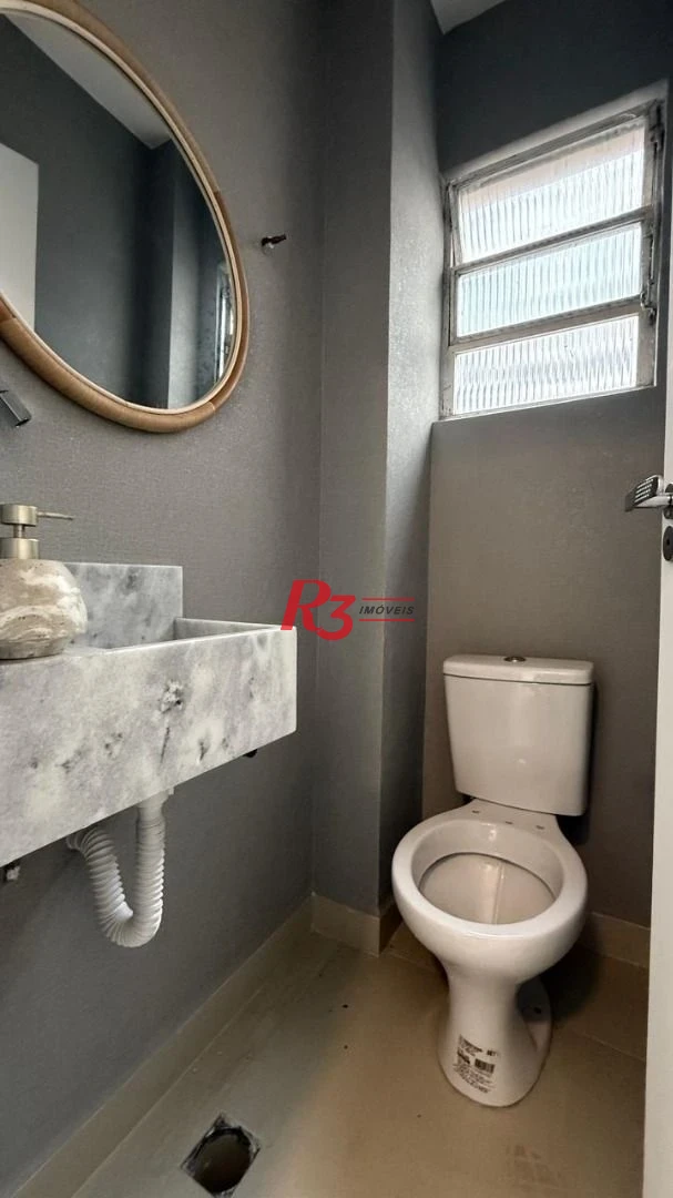 Apartamento com 2 dormitórios à venda, 90 m² por R$ 820.000,00 - Boqueirão - Santos/SP