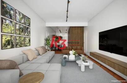 Apartamento à venda, 90 m² por R$ 850.000,00 - Boqueirão - Santos/SP