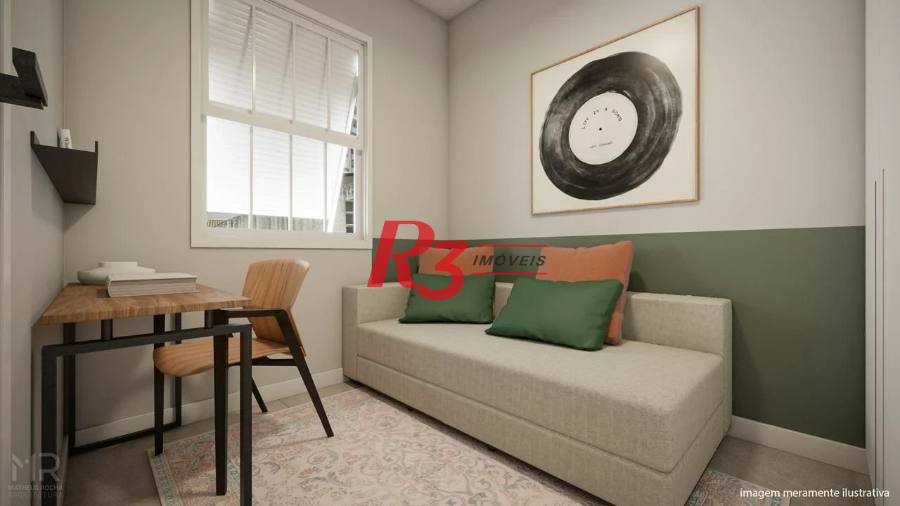 Apartamento à venda, 90 m² por R$ 850.000,00 - Boqueirão - Santos/SP