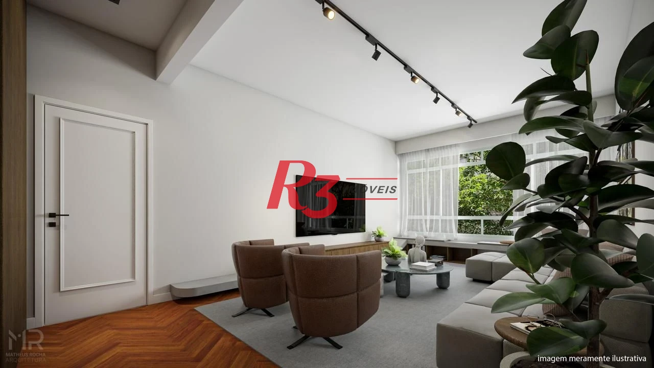 Apartamento à venda, 90 m² por R$ 850.000,00 - Boqueirão - Santos/SP