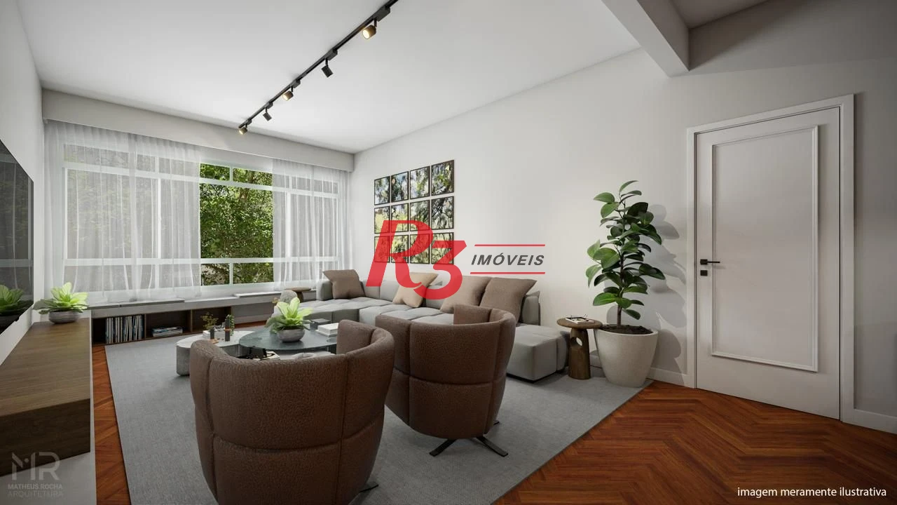 Apartamento à venda, 90 m² por R$ 850.000,00 - Boqueirão - Santos/SP