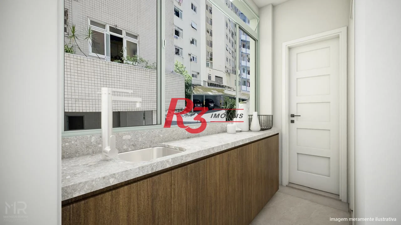 Apartamento à venda, 90 m² por R$ 850.000,00 - Boqueirão - Santos/SP