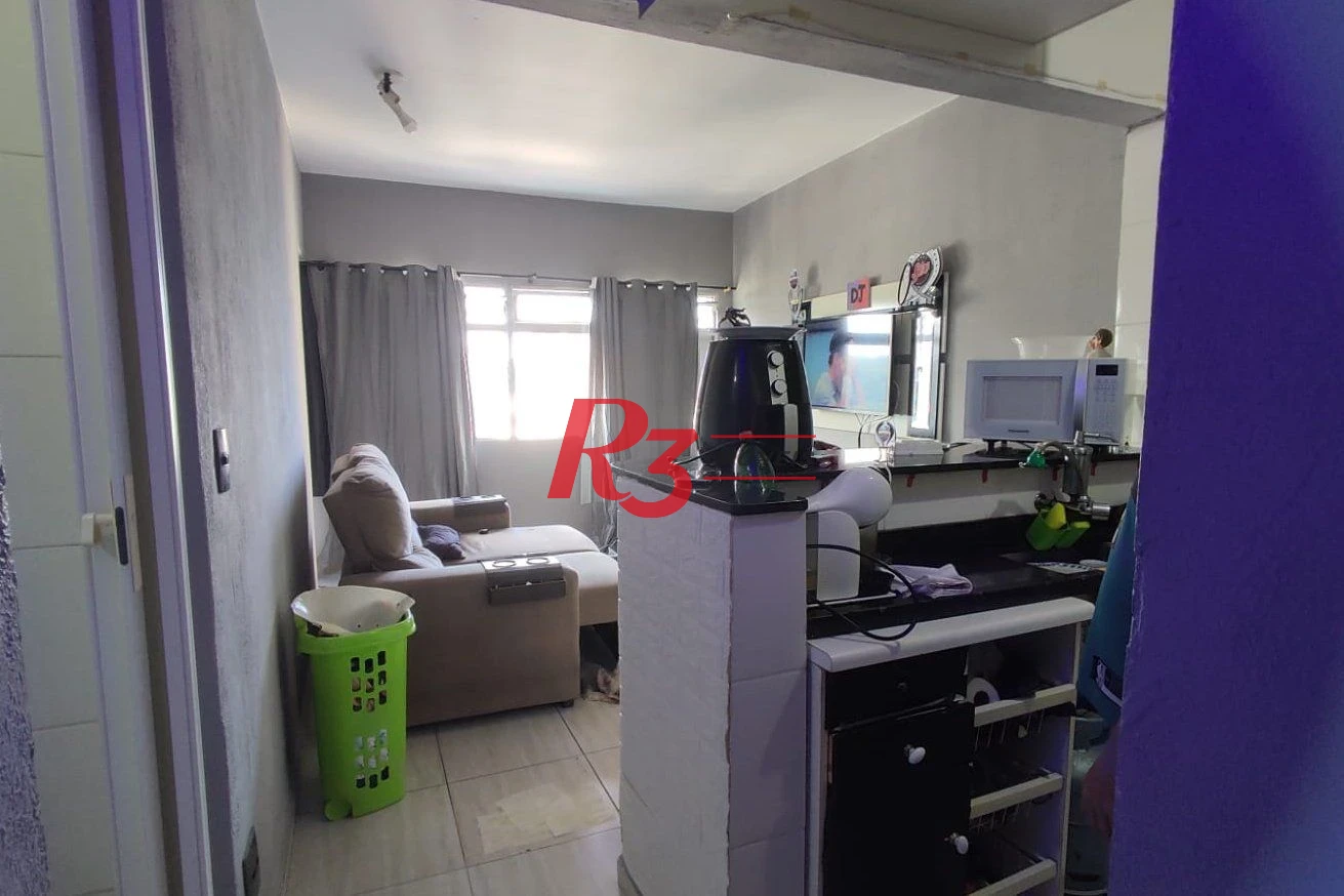 Apartamento com 1 dormitório à venda, 35 m² por R$ 299.999,00 - Ilha Porchat - São Vicente/SP