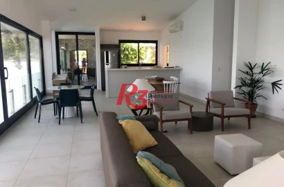Casa com 4 dormitórios, 289 m² - venda por R$ 3.500.000 ou aluguel por R$ 13.900/mês - Loteamento João Batista Julião - Guarujá/SP