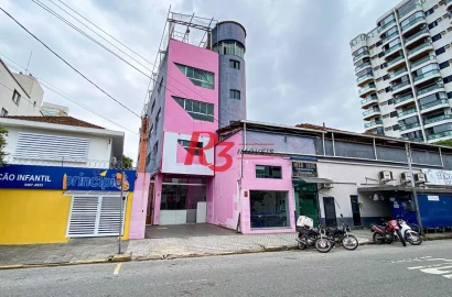 Prédio para alugar, 746 m² por R$ 30.000,02/mês - Boqueirão - Santos/SP