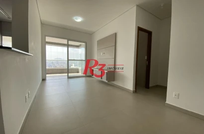 Apartamento com 1 dormitório para alugar, 60 m² por R$ 6.020,00/mês - Boqueirão - Santos/SP