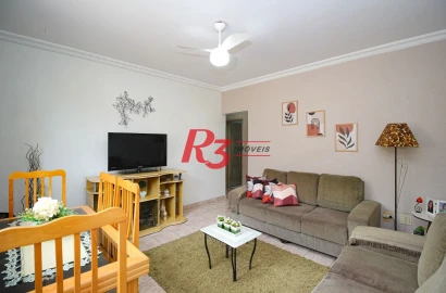 Apartamento com 2 dormitórios à venda, 98 m² por R$ 420.000,00 - Vila Matias - Santos/SP