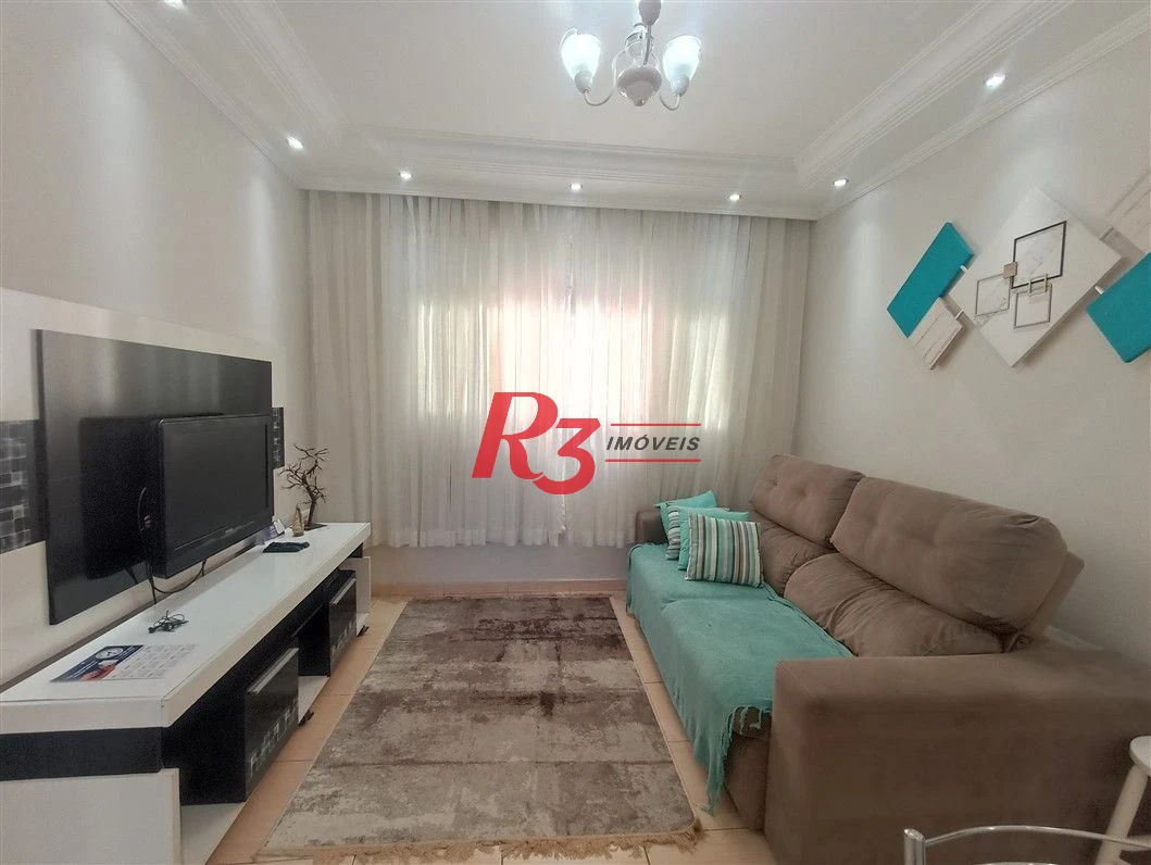 Apartamento com 2 dormitórios à venda, 66 m² por R$ 400.000,00 - Embaré - Santos/SP