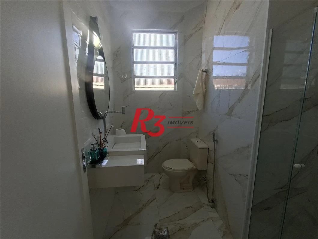 Apartamento com 2 dormitórios à venda, 66 m² por R$ 400.000,00 - Embaré - Santos/SP