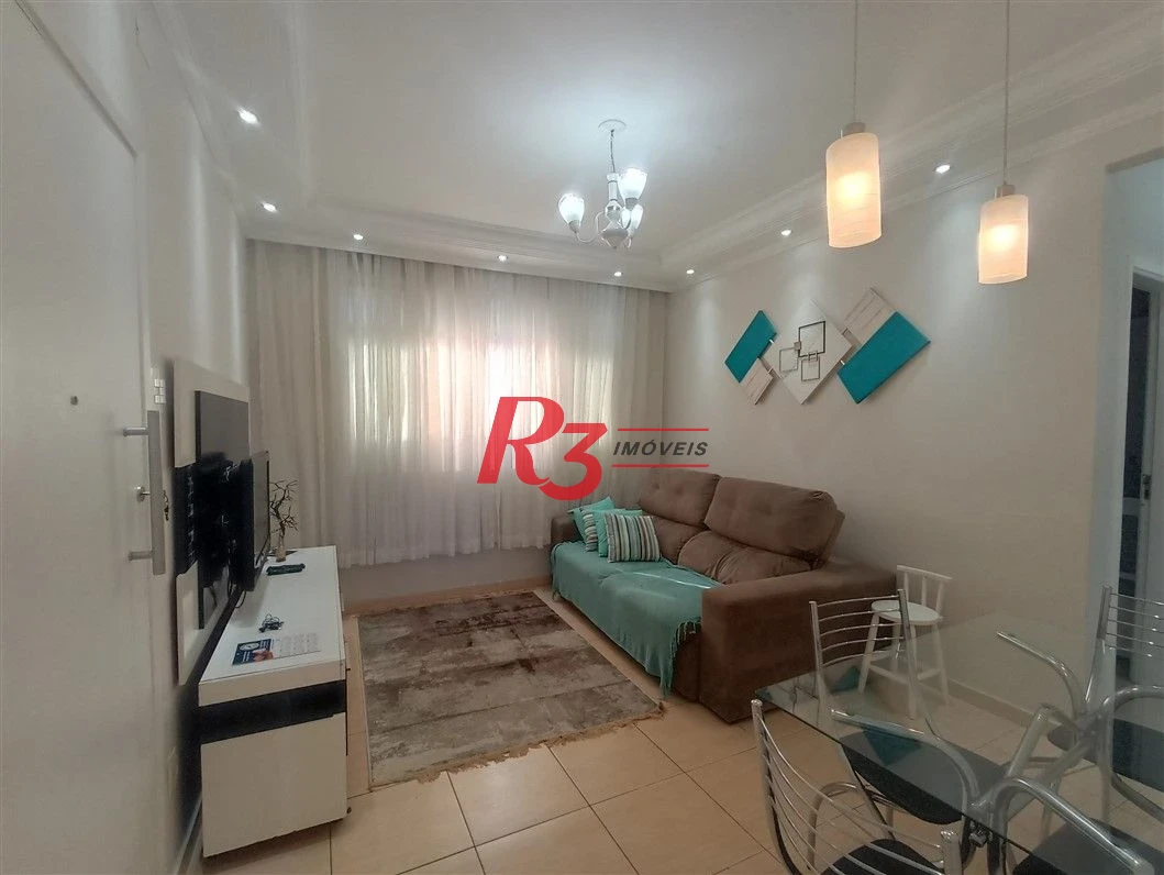 Apartamento com 2 dormitórios à venda, 66 m² por R$ 400.000,00 - Embaré - Santos/SP