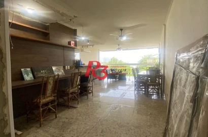 Apartamento com 3 dormitórios à venda, 148 m² por R$ 1.500.000,00 - Gonzaga - Santos/SP