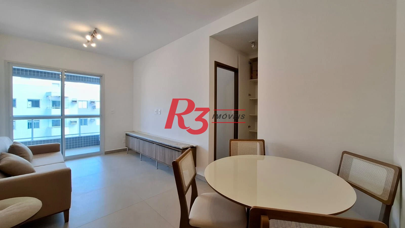 Apartamento de 1 suíte para locação, Boqueirão, Santos SP