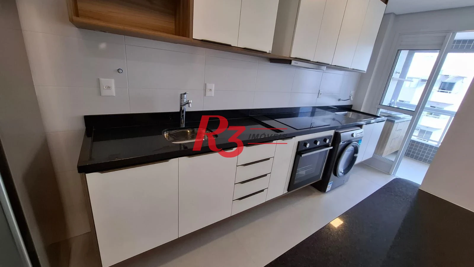 Apartamento de 1 suíte para locação, Boqueirão, Santos SP