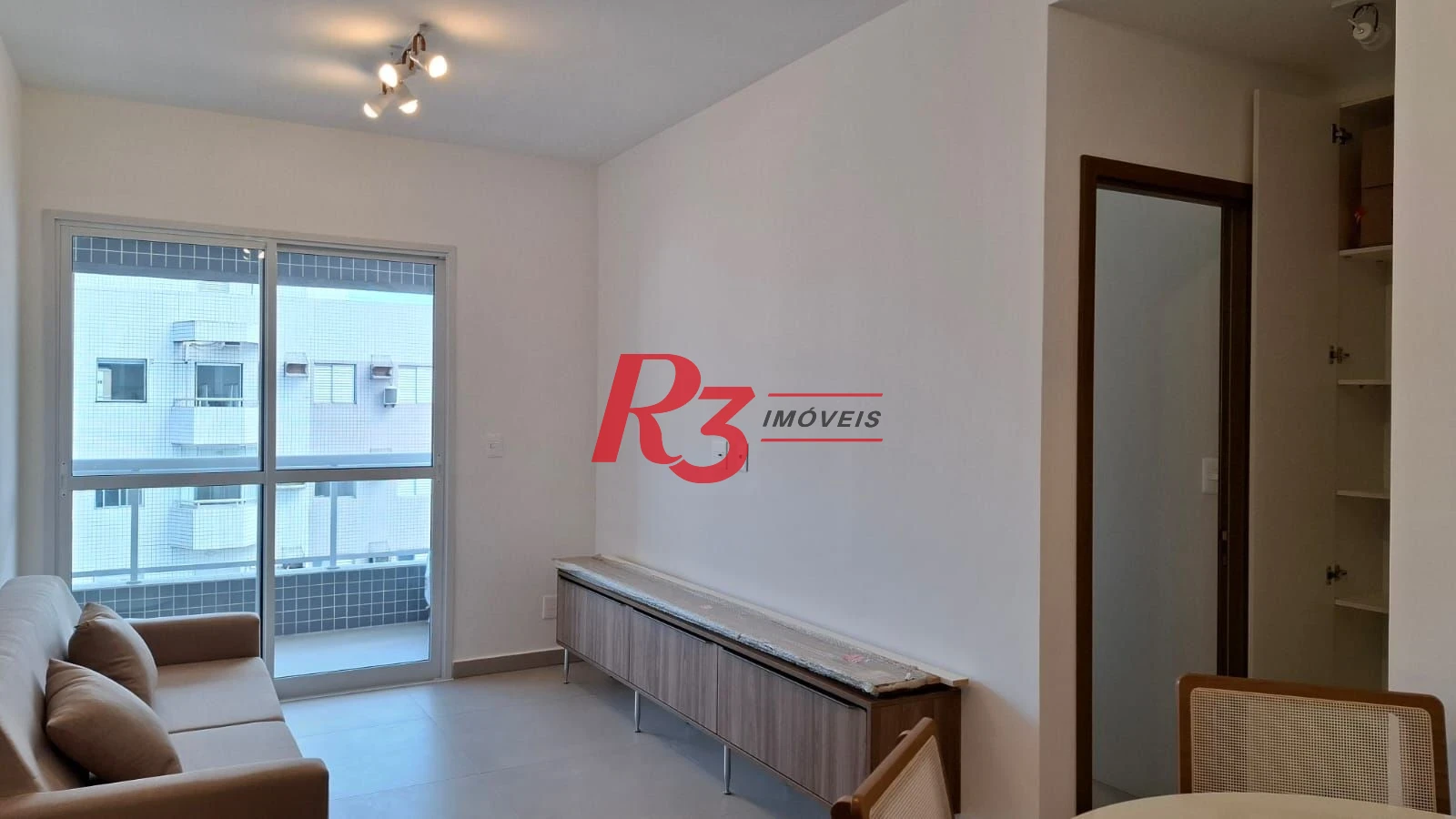 Apartamento de 1 suíte para locação, Boqueirão, Santos SP
