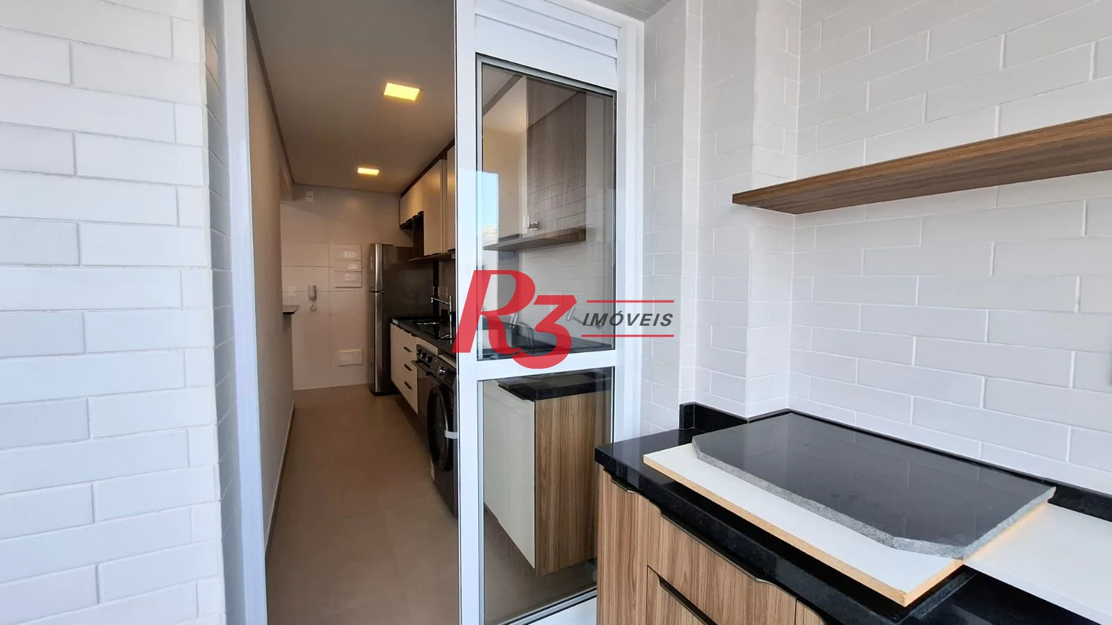 Apartamento de 1 suíte para locação, Boqueirão, Santos SP