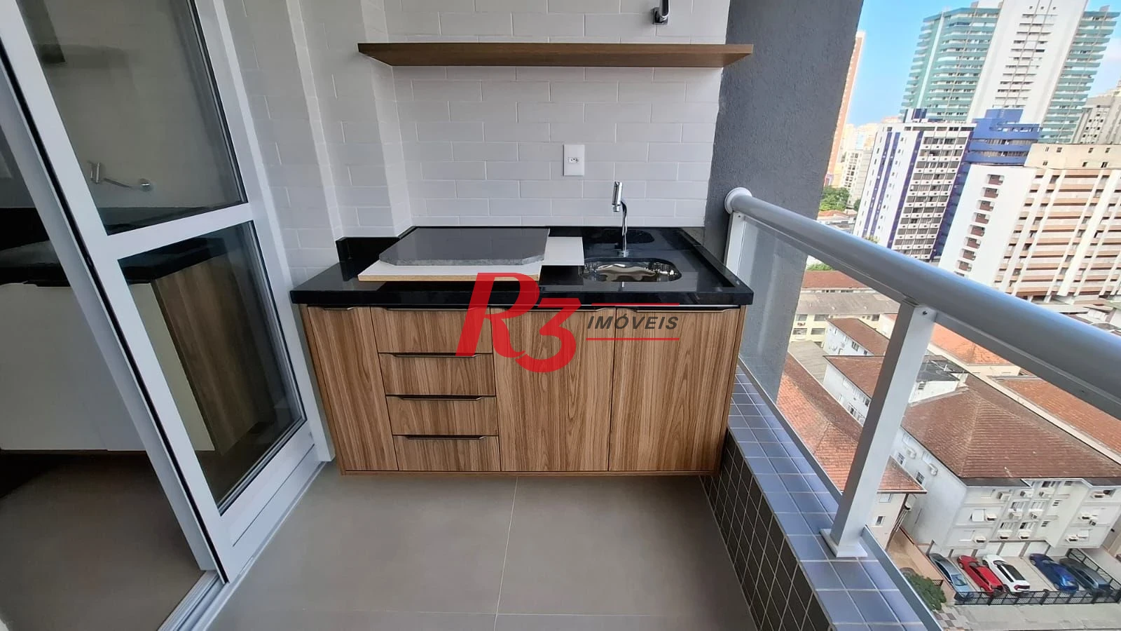 Apartamento de 1 suíte para locação, Boqueirão, Santos SP