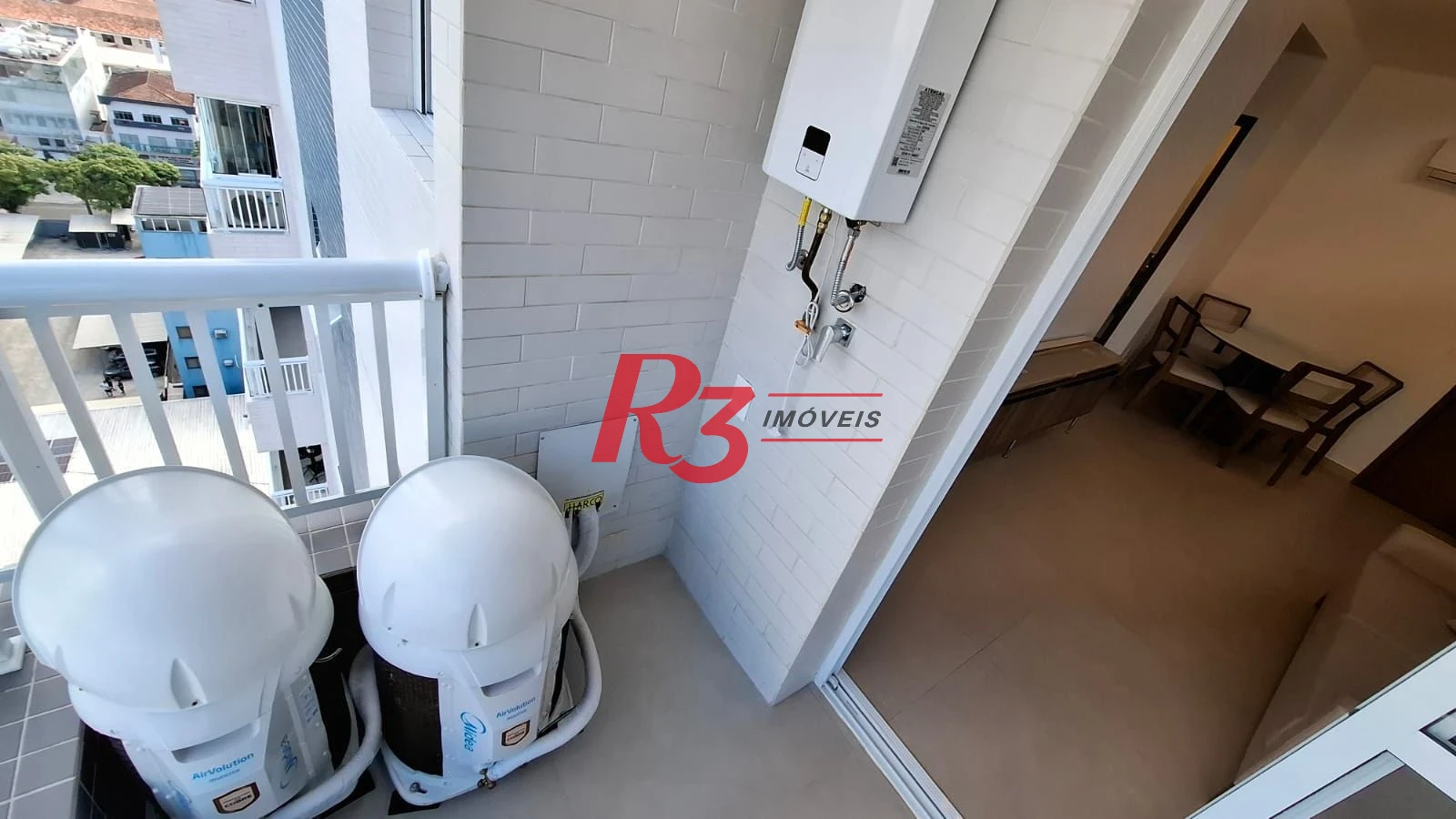 Apartamento de 1 suíte para locação, Boqueirão, Santos SP