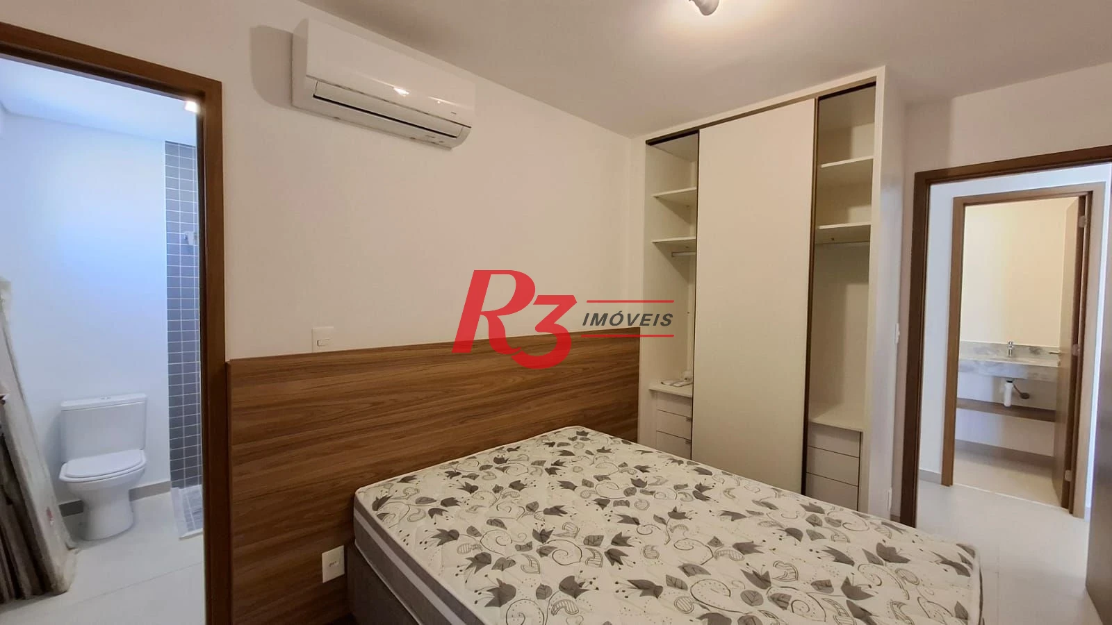Apartamento de 1 suíte para locação, Boqueirão, Santos SP