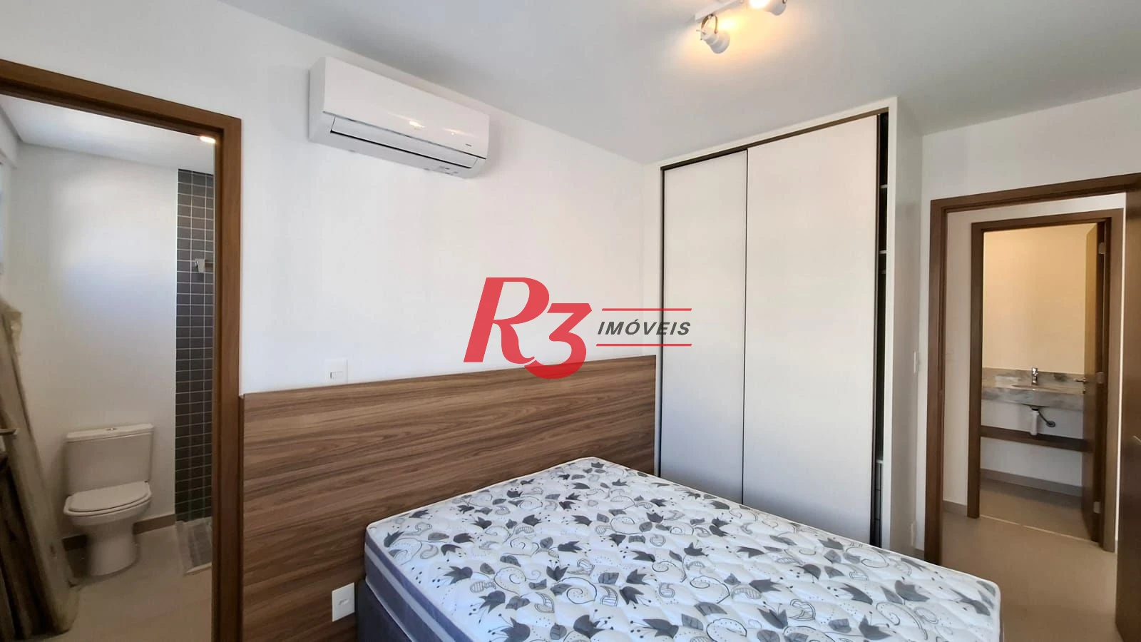 Apartamento de 1 suíte para locação, Boqueirão, Santos SP
