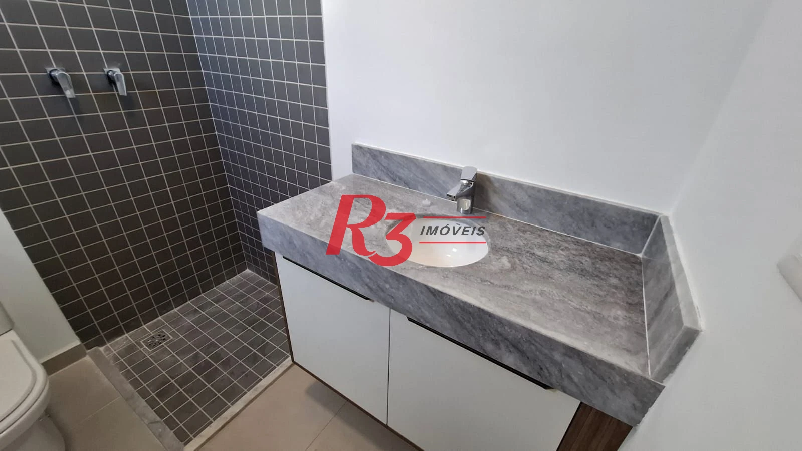 Apartamento de 1 suíte para locação, Boqueirão, Santos SP