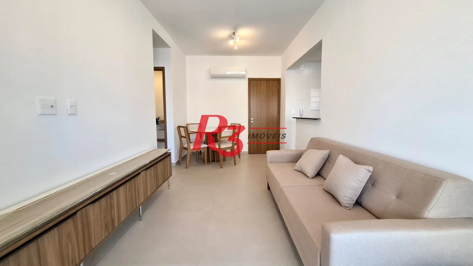 Apartamento de 1 suíte para locação, Boqueirão, Santos SP