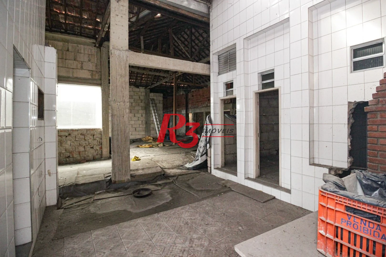 Salão para alugar, 1300 m² por R$ 12.000,00/mês - Centro - Santos/SP
