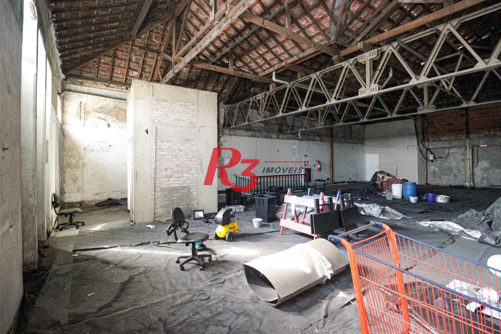 Salão para alugar, 1300 m² por R$ 12.000,00/mês - Centro - Santos/SP