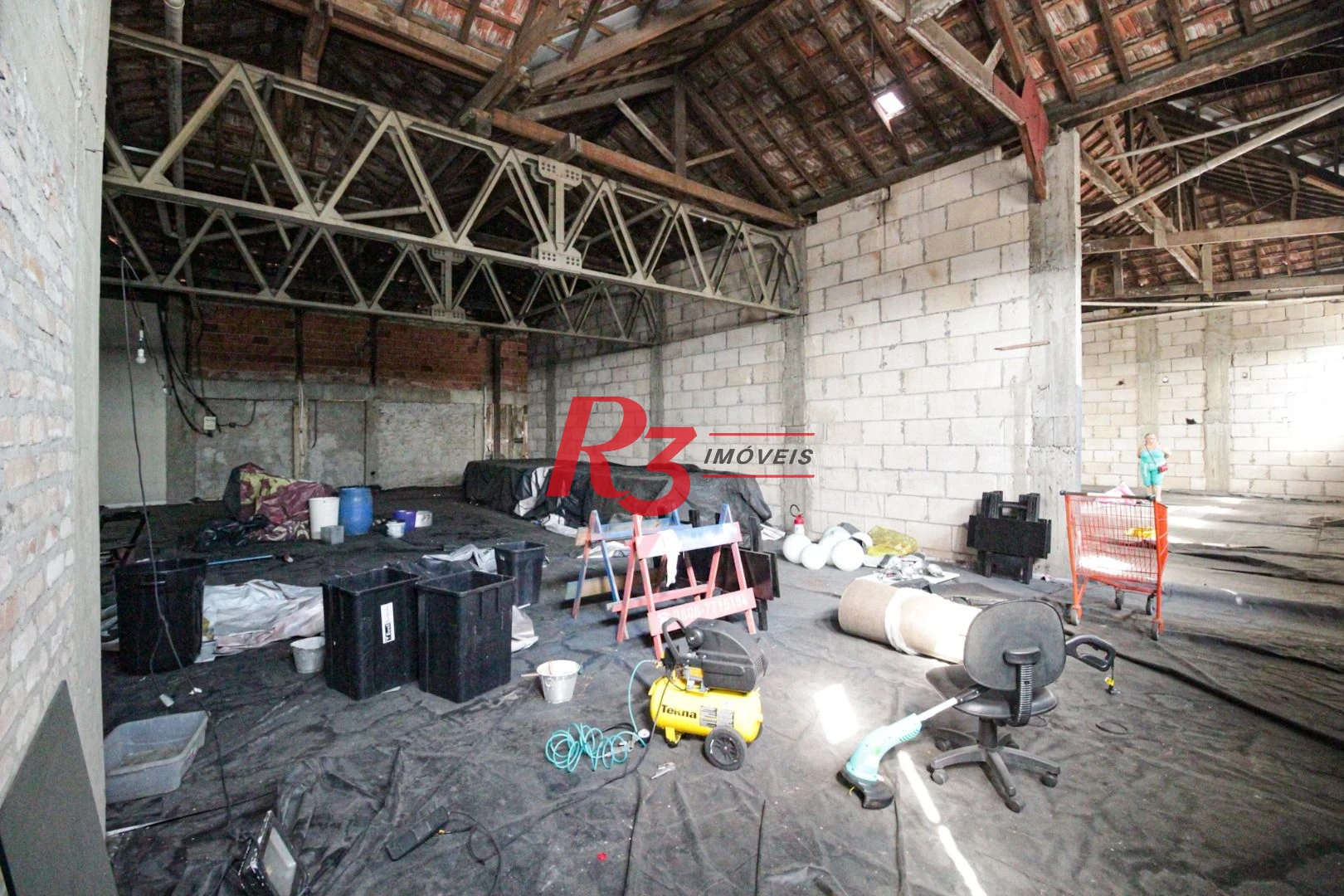 Salão para alugar, 1300 m² por R$ 12.000,00/mês - Centro - Santos/SP