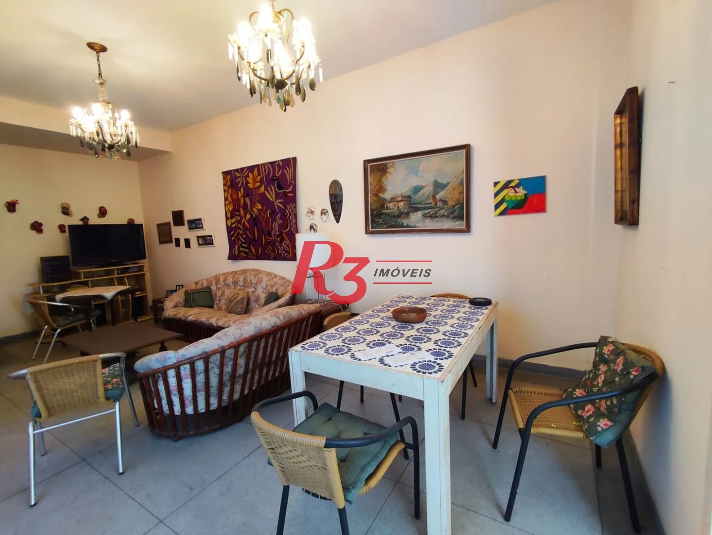 Apartamento com 3 dormitórios para alugar, 173 m² por R$ 4.700,00/mês - Gonzaga - Santos/SP