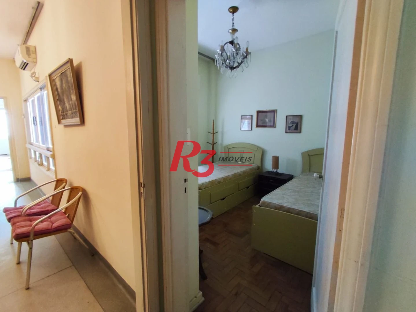 Apartamento com 3 dormitórios para alugar, 173 m² por R$ 4.700,00/mês - Gonzaga - Santos/SP